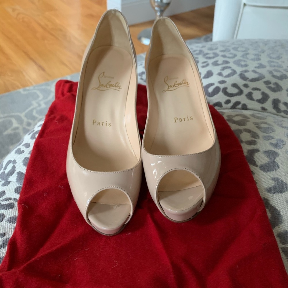 Christian Louboutin Peep Toe Heels